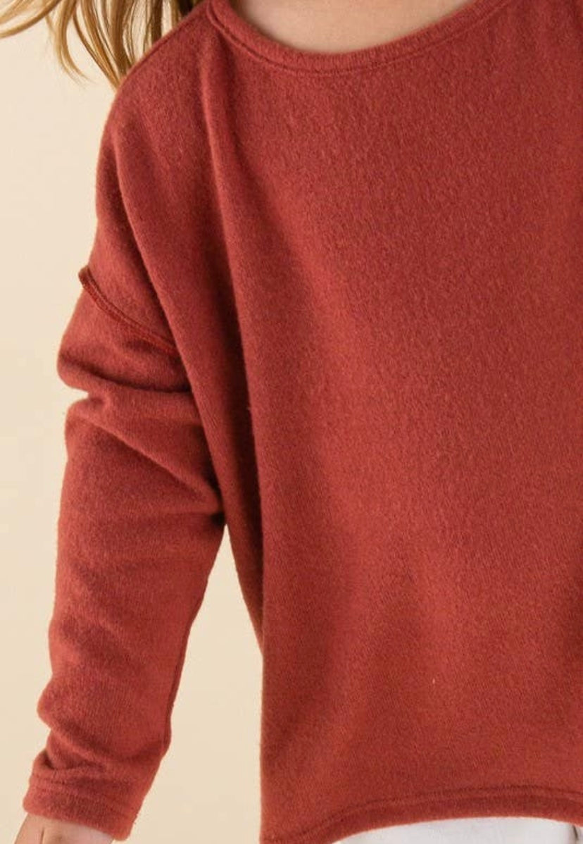 Stella Brushed Long Sleeve Top