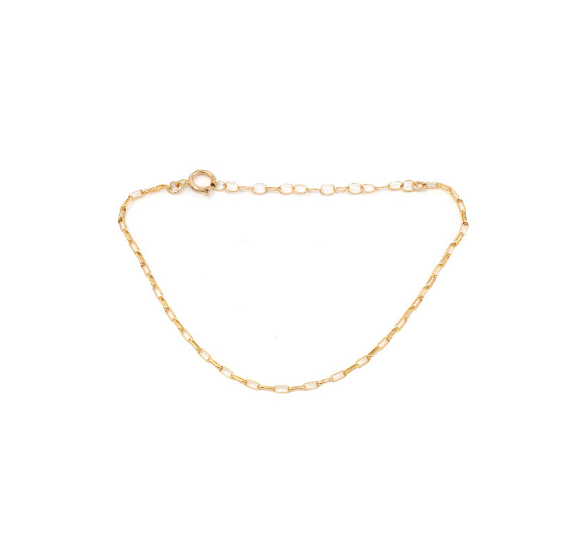 Lily Link Chain Bracelet