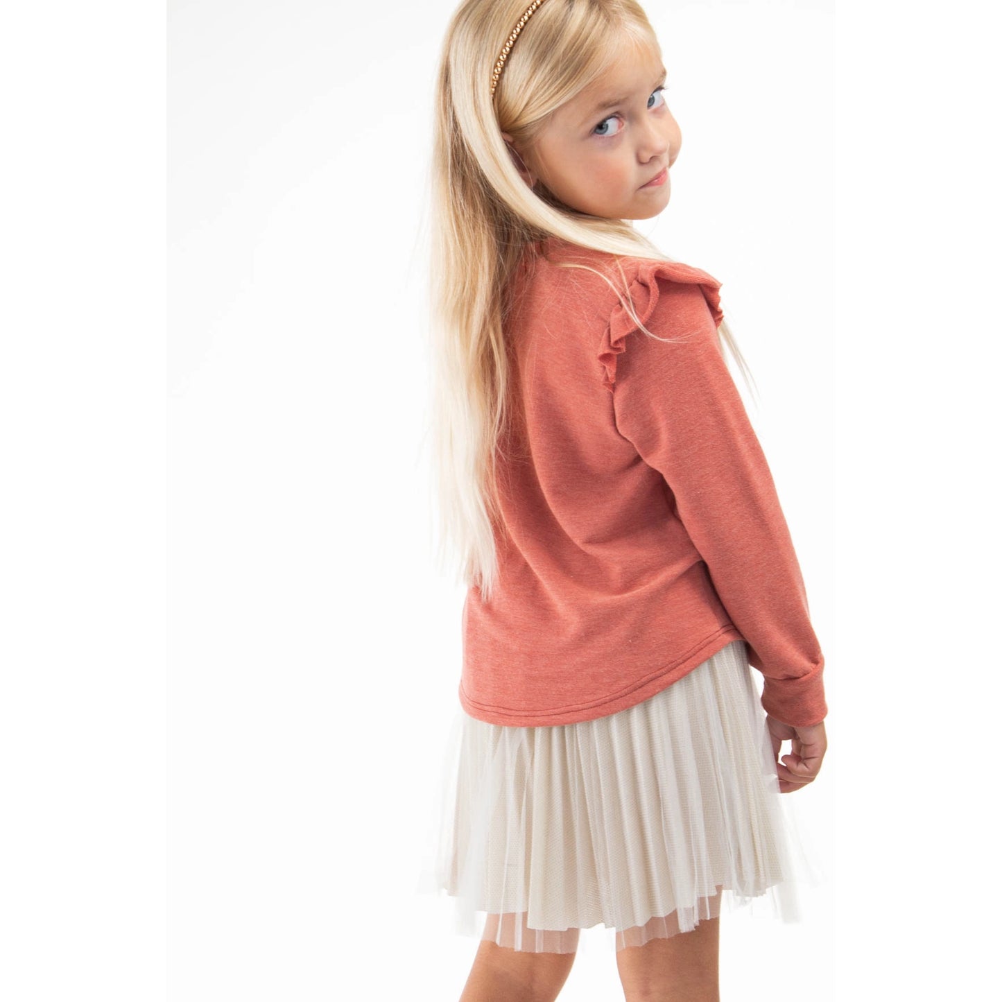 Ruffle Sleeve Top