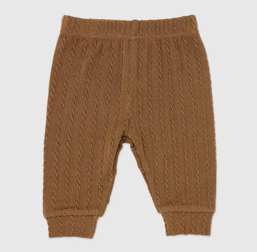 Neutral 3 Piece Jacquard Ribbed Set