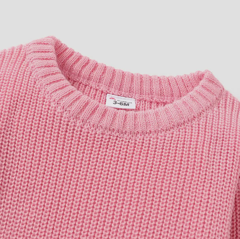 Dakota Knitted Sweater | Pink