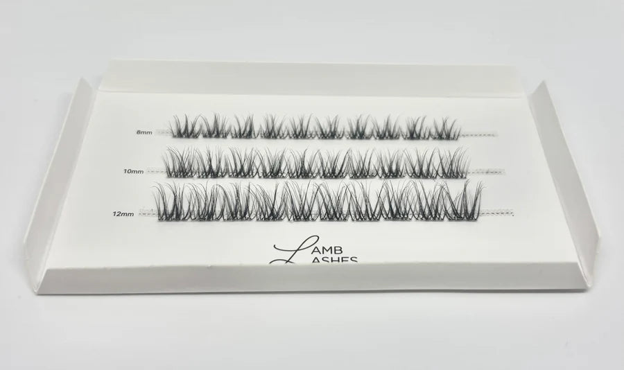 Lamb Lashes | Natural Glamb pre-glued lash segments