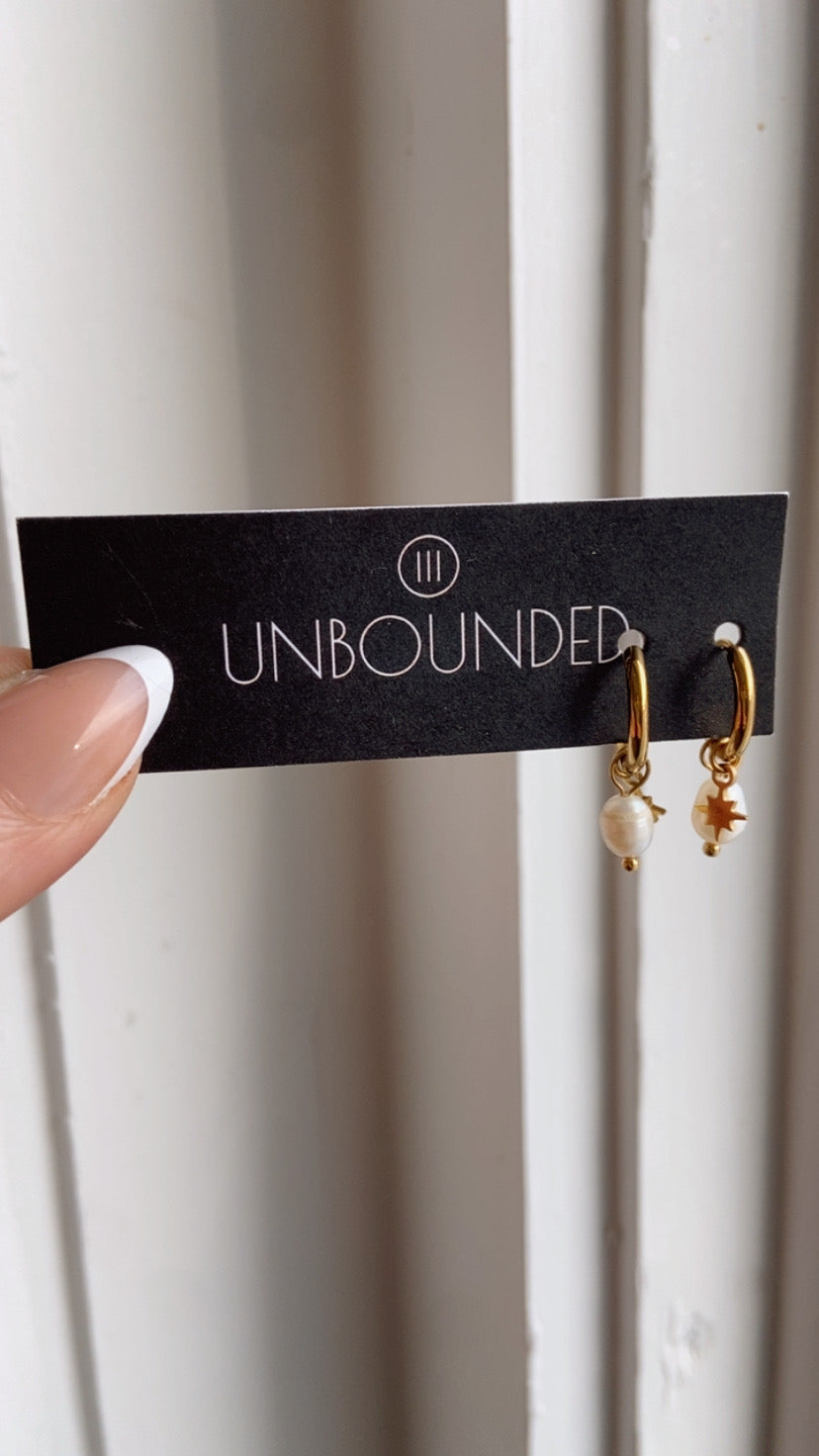 UNBOUNDED | Pearl Star Drop Earrings