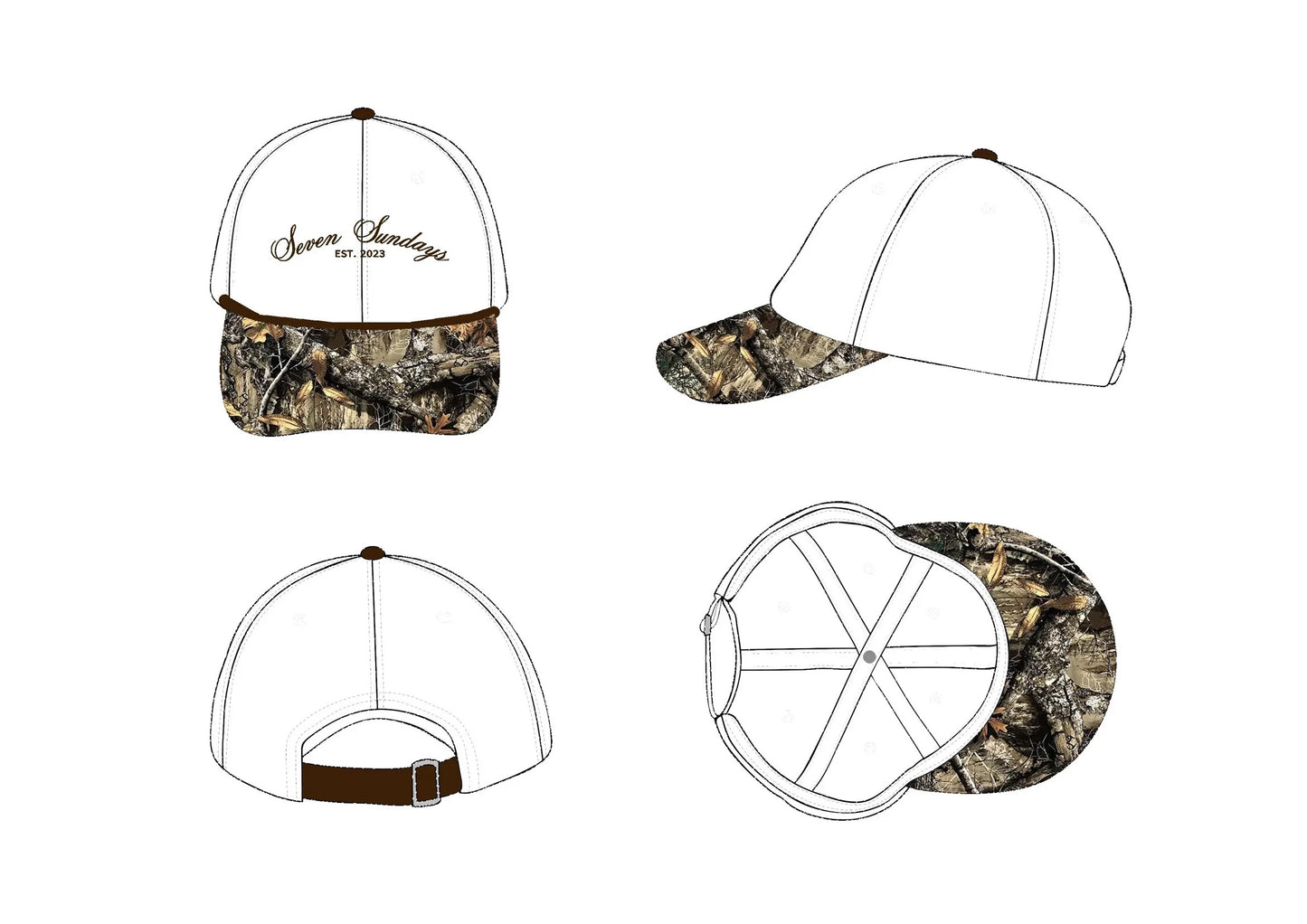 Seven Sundays Ball Cap | Multiple Colour Options