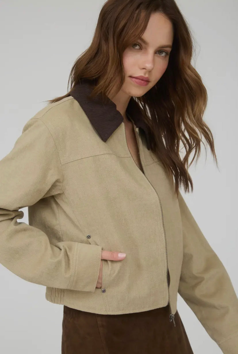Greer Barn Jacket | Khaki