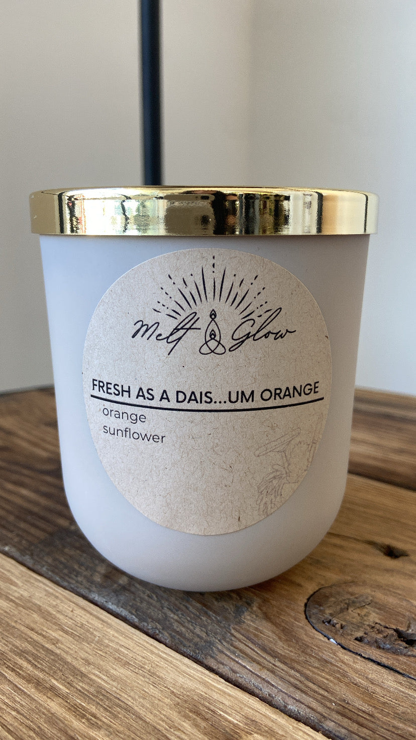 Melt & Glow | Fresh As A Dais...Um Orange | 10oz Candle