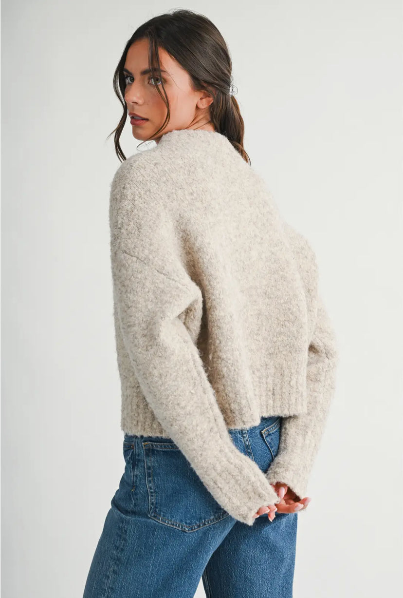 Brie Boucle Sweater | Oat
