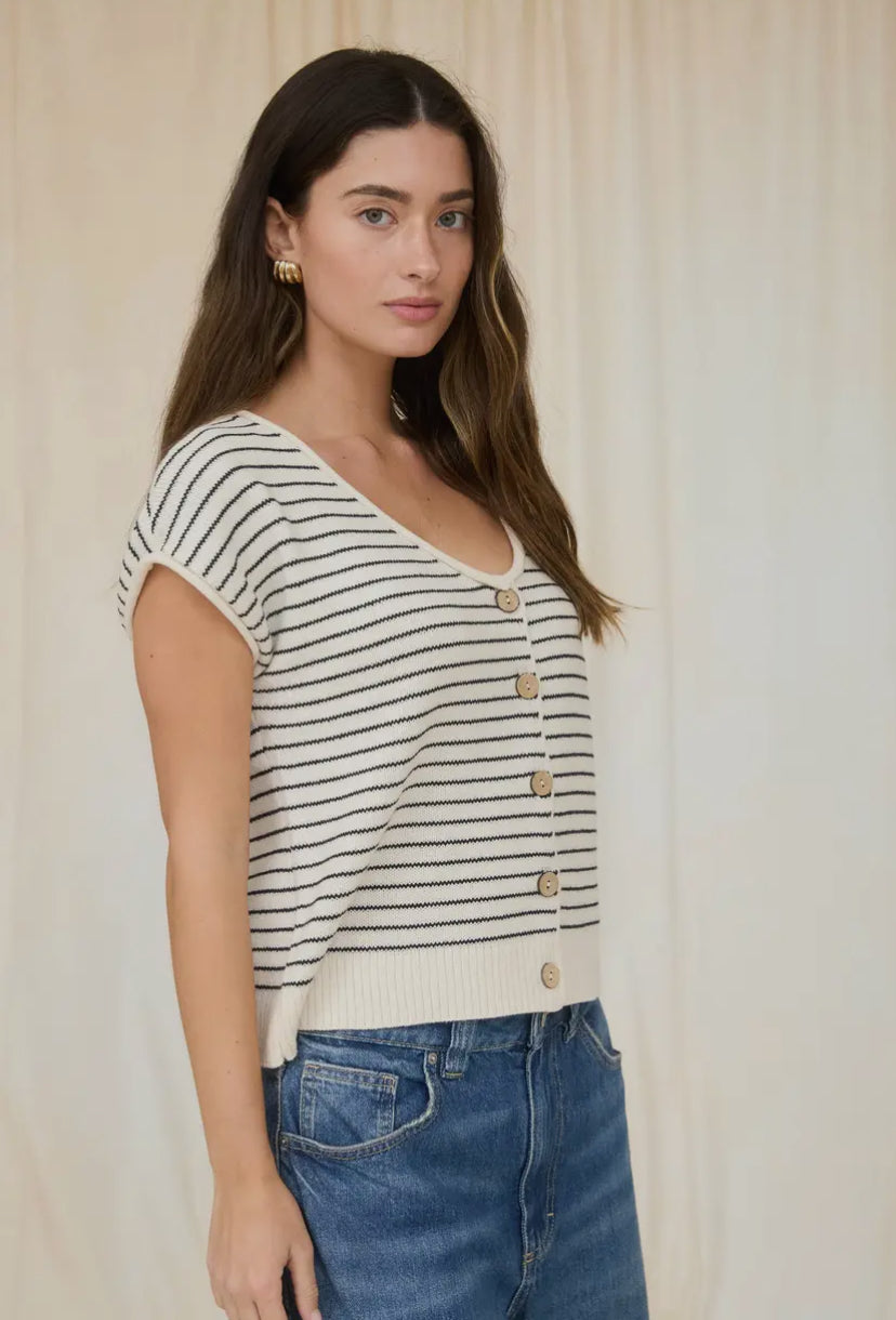 Scotlyn Knit Top | Cream