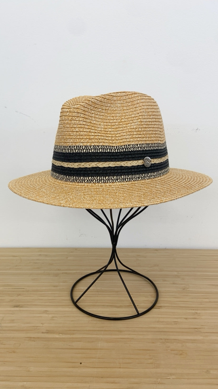 Alba Sun Hat | Charcoal Band