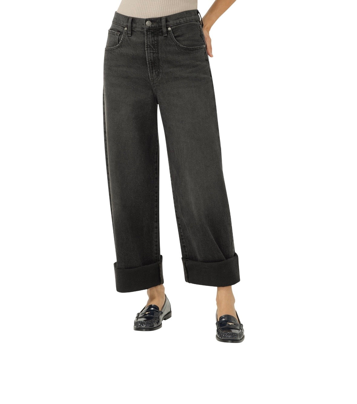 SILVER JEANS | Be Easy Wide Leg Crop ADB551