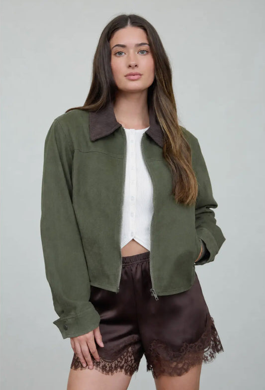 Bronwyn Barn Jacket | Dark Olive