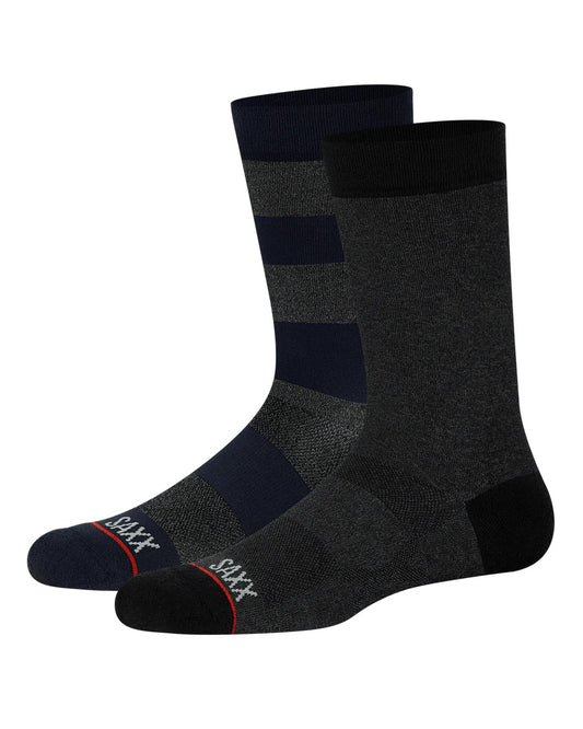 SAXX | Whole Package Crew Socks | 2 Pair Pack