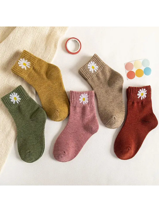 Daisy Socks - Multiple Colour Options