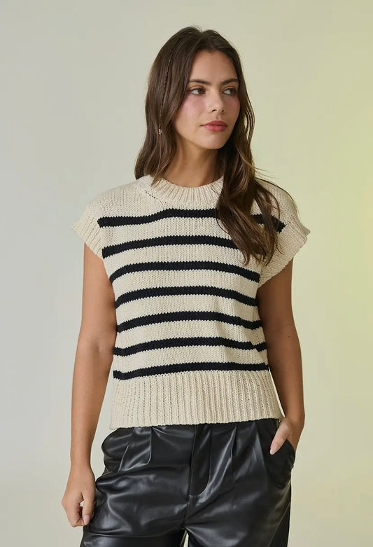 Chisel Striped Knit Top