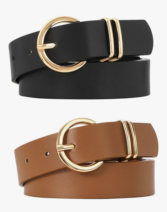 Sisco Faux Leather Belt | 2 Colour Options