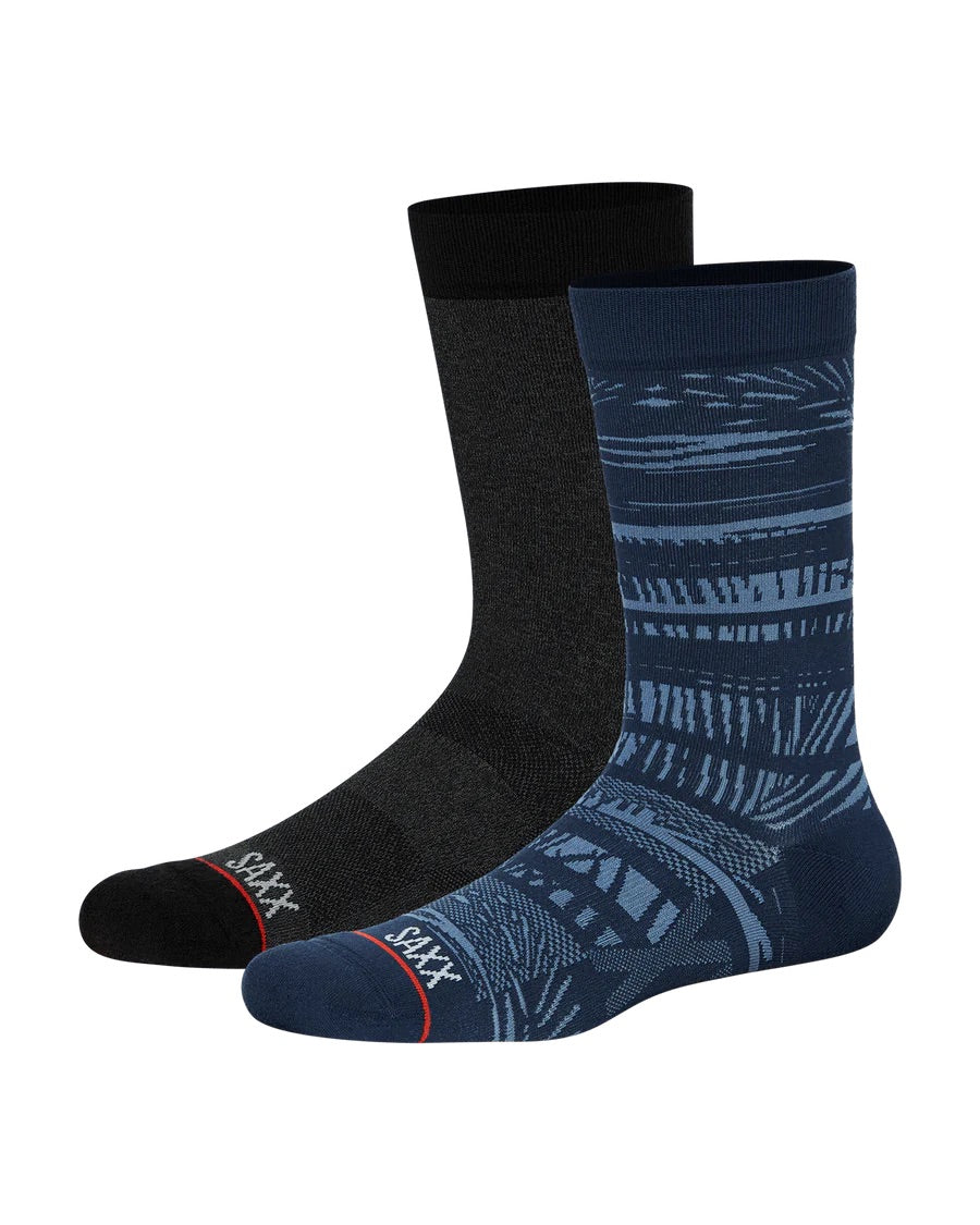 SAXX | Whole Package Crew Socks | 2 Pair Pack