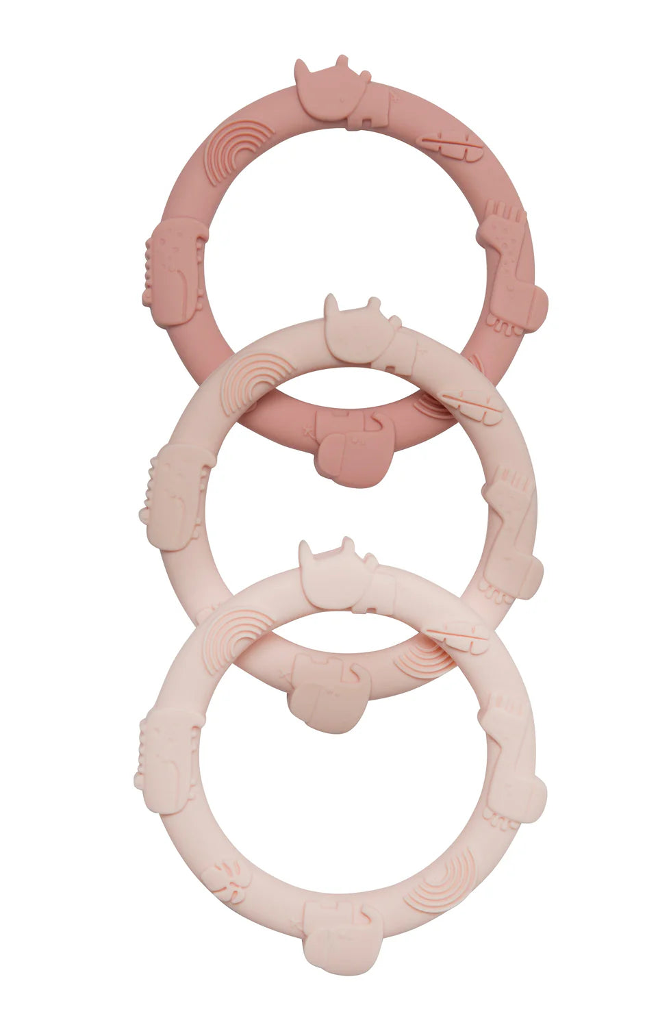 LOULOU LOLLIPOP | Wild Teething Ring Set | Multiple Colour Options
