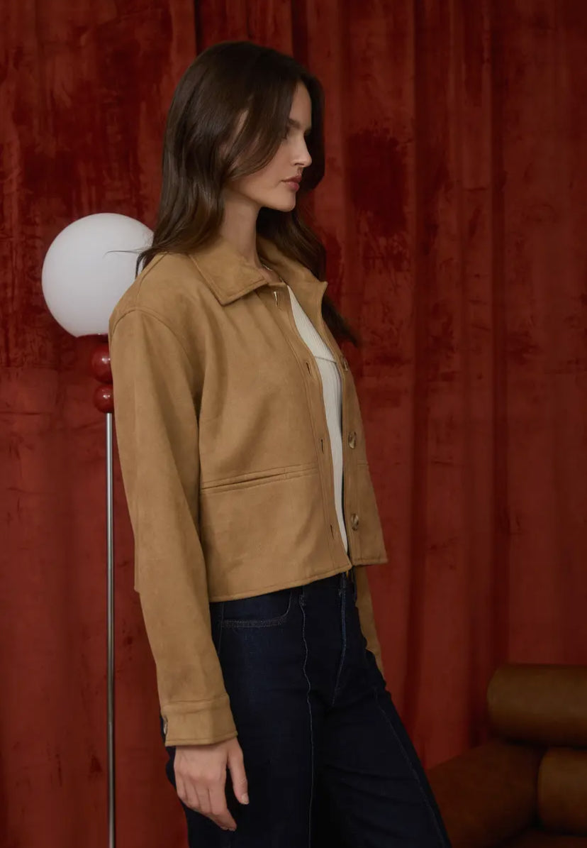 Palmer Faux Suede Jacket