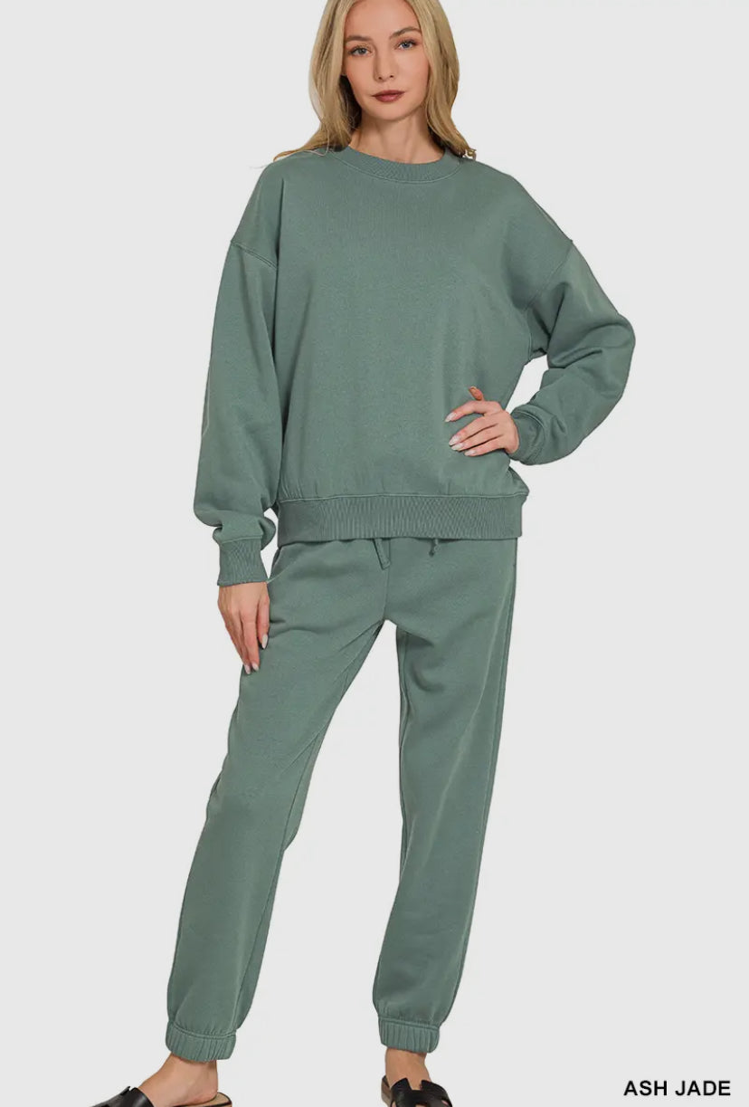 Cozy Couture Jogger Set | Ash Jade