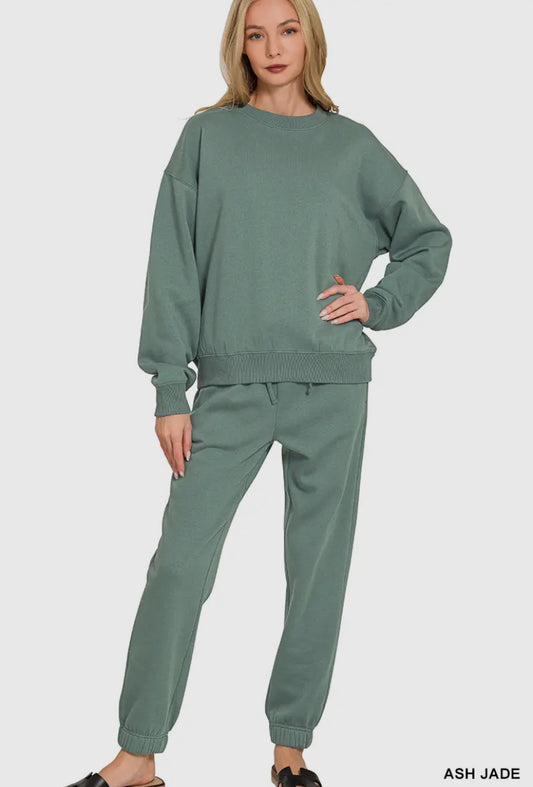 Cozy Couture Jogger Set | Ash Jade