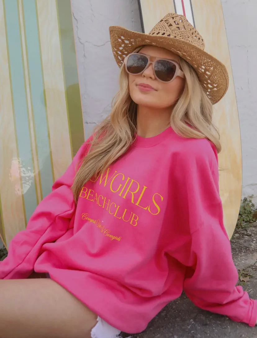 Cowgirls Beach Club Sweatshirt