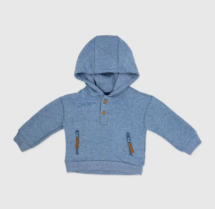 Boys 2 Piece Hooded Jogger Set | Blue