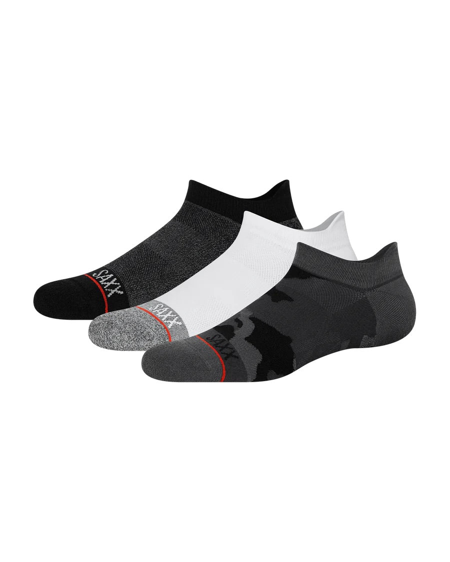 SAXX | Whole Package Low Show Socks | 3 Pair Pack