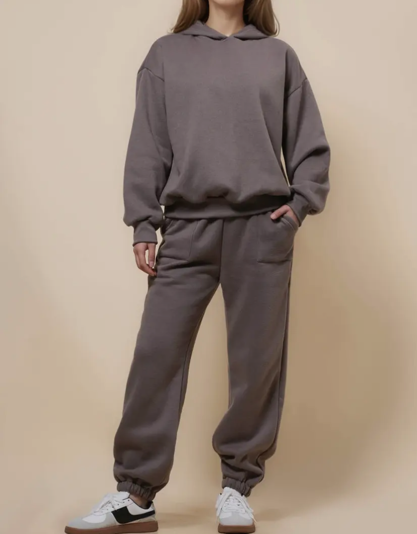 Homestyle Hoodie & Pant Set | Khaki