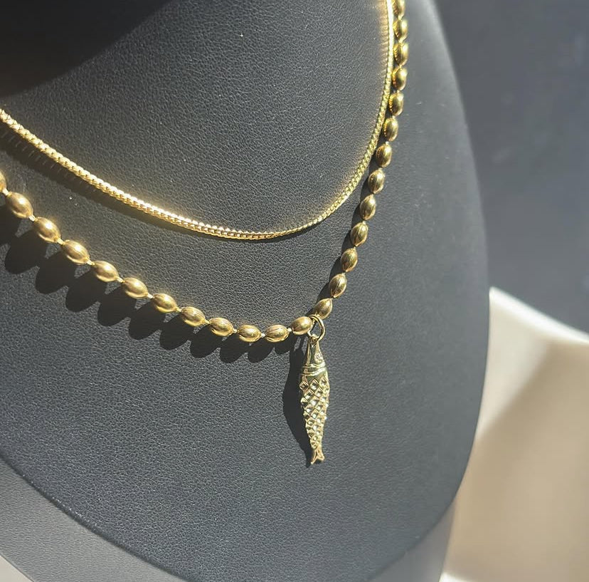 UNBOUNDED | Golden Fish Necklace