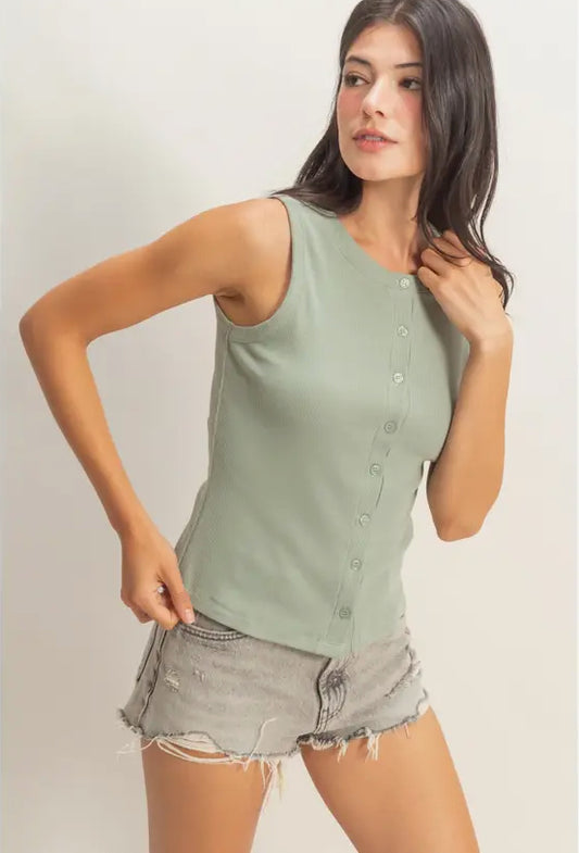 Islet Tank | Sage Green