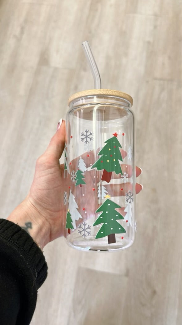 Christmas Glass Cans | 5 Options