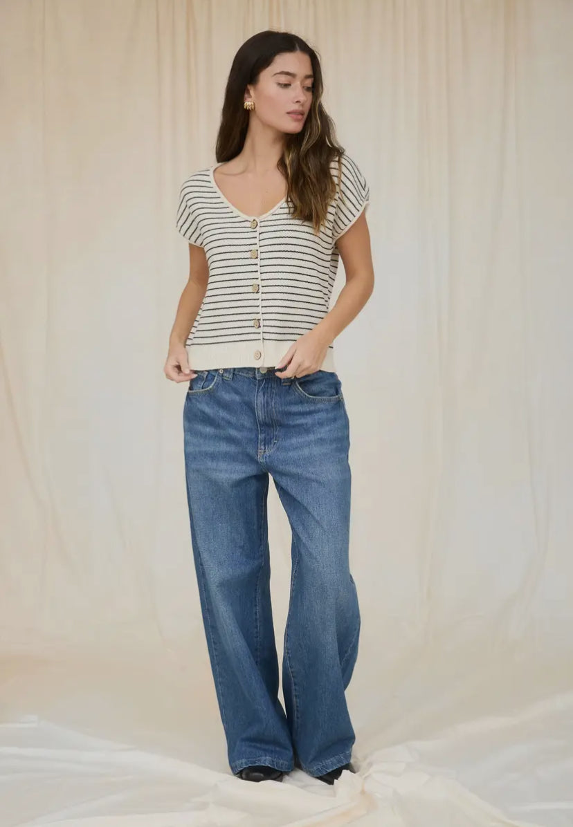 Scotlyn Knit Top | Cream