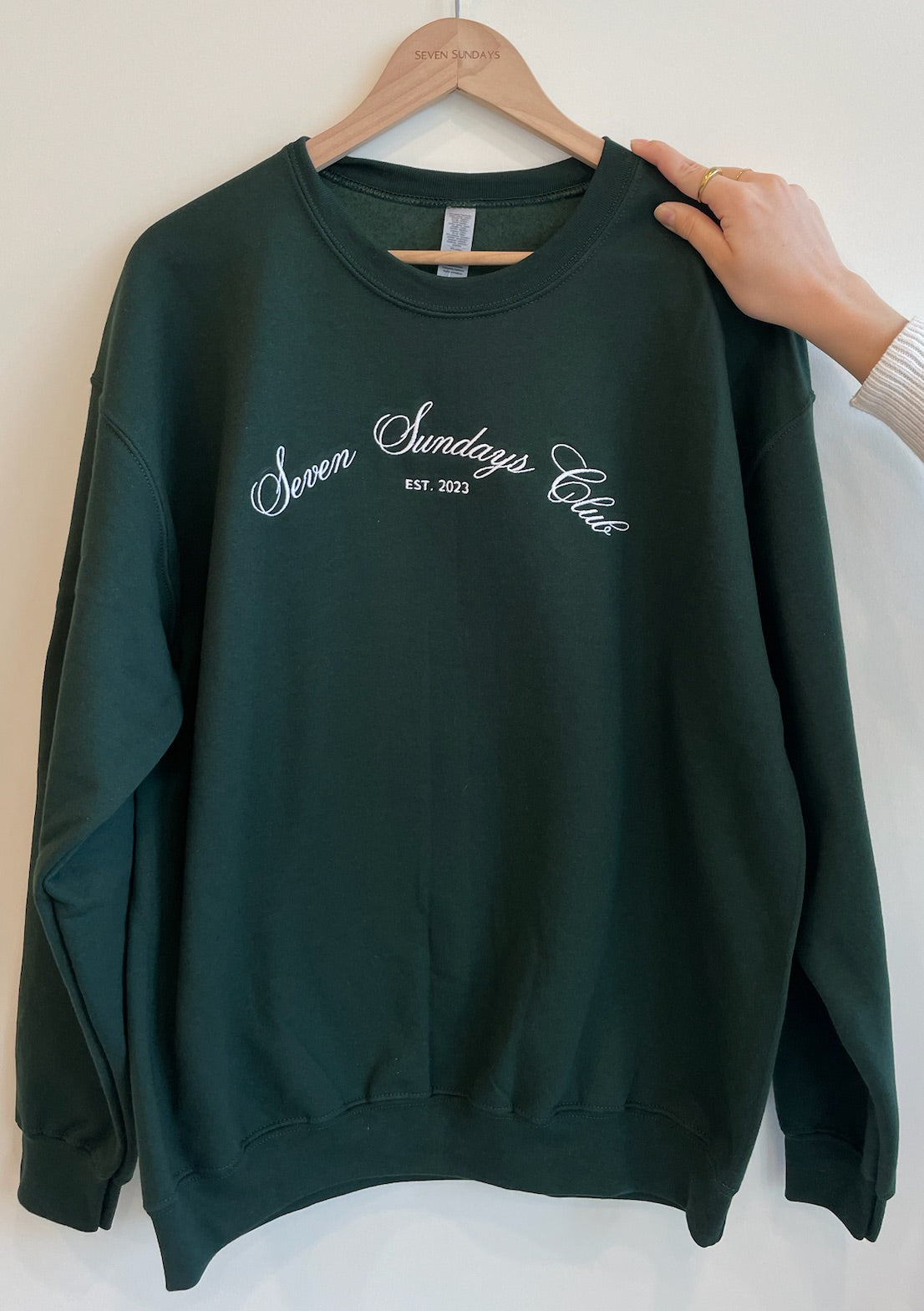 Seven Sundays Crewneck | Multiple Colour Options