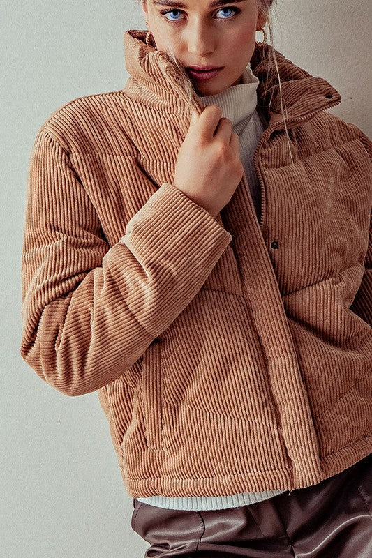 Cove Corduroy Puffer