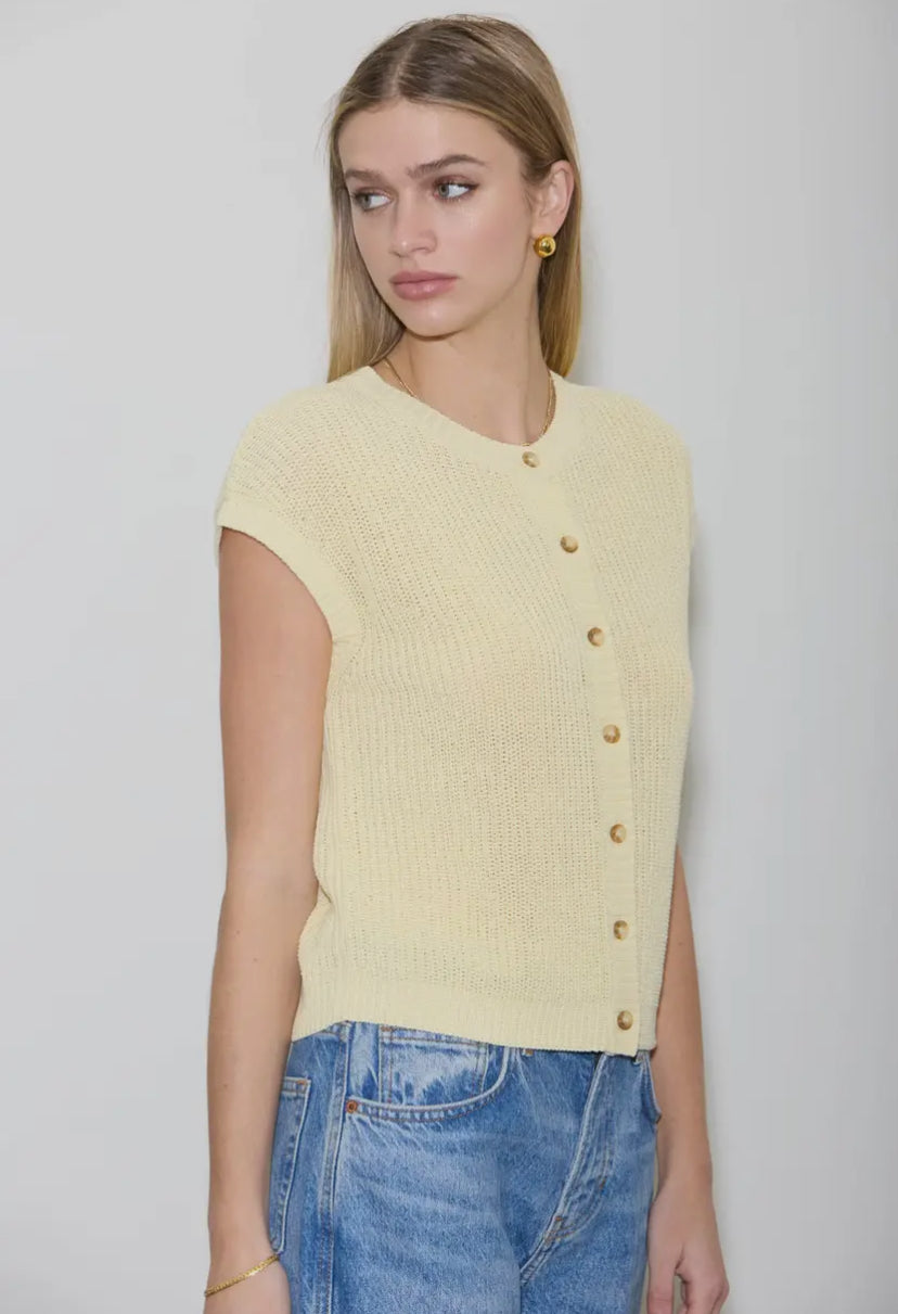 McKinley Knit Top | Butter Yellow