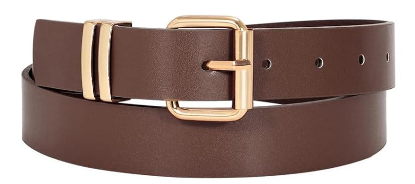 The Wells Faux Leather Belt | 4 Colour Options