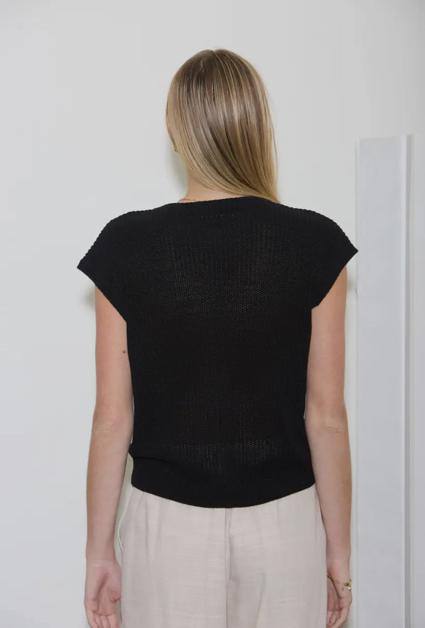 McKinley Knit Top | Black
