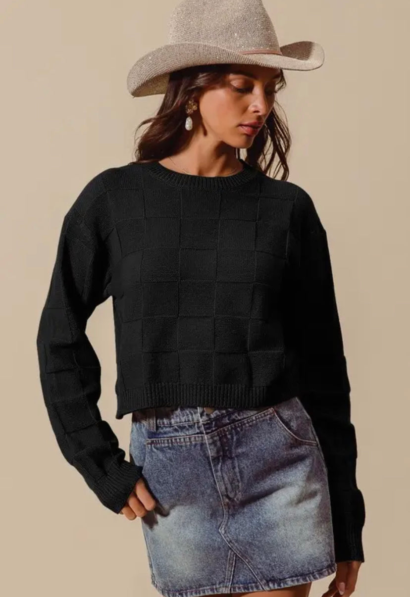 Arlen Checkered Knit