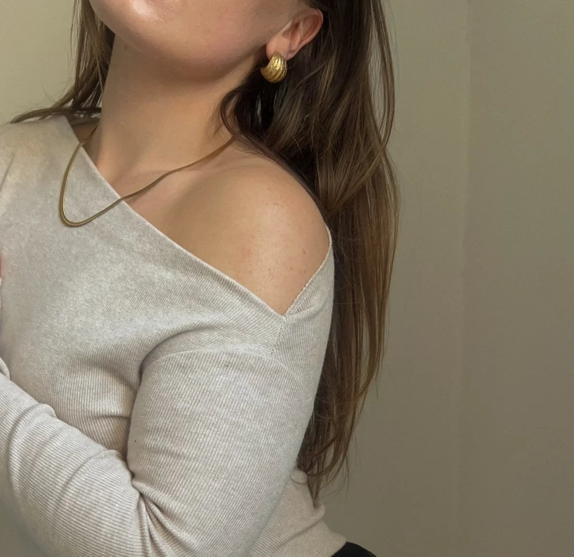 12/12 STUDIOS | Alma Mini Ridged Hoops