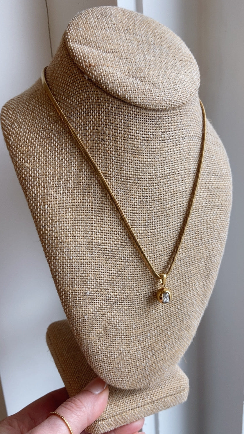 UNBOUNDED | Diamond Drop Necklace
