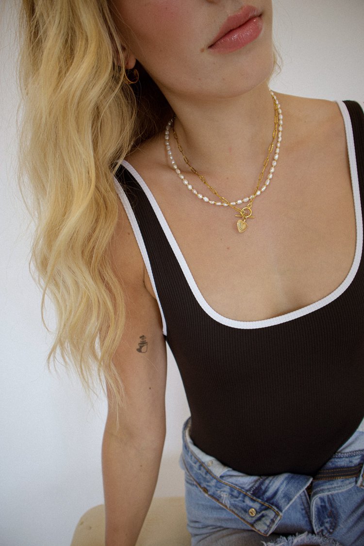 12/12 STUDIOS | Heart Link Necklace