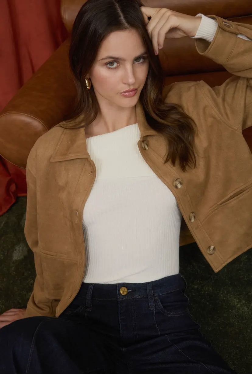 Palmer Faux Suede Jacket
