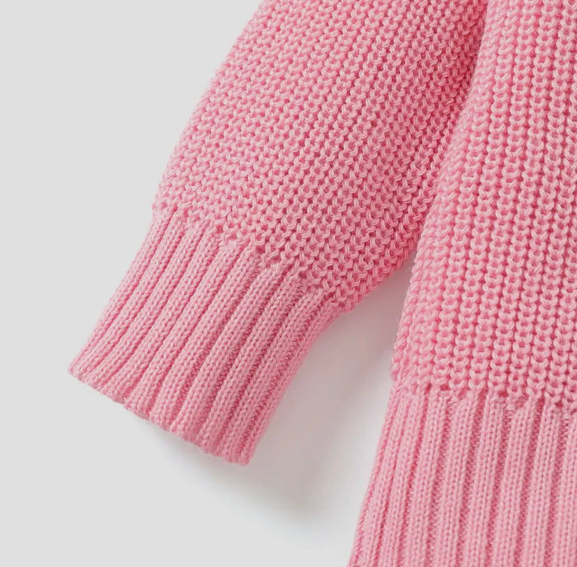 Dakota Knitted Sweater | Pink