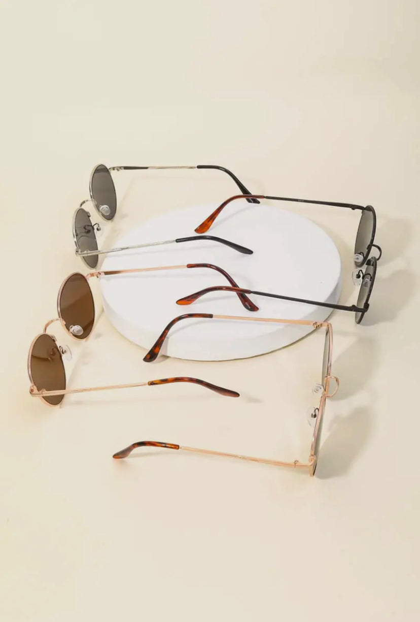 Thin Retro Sunglasses - 4 Color Options