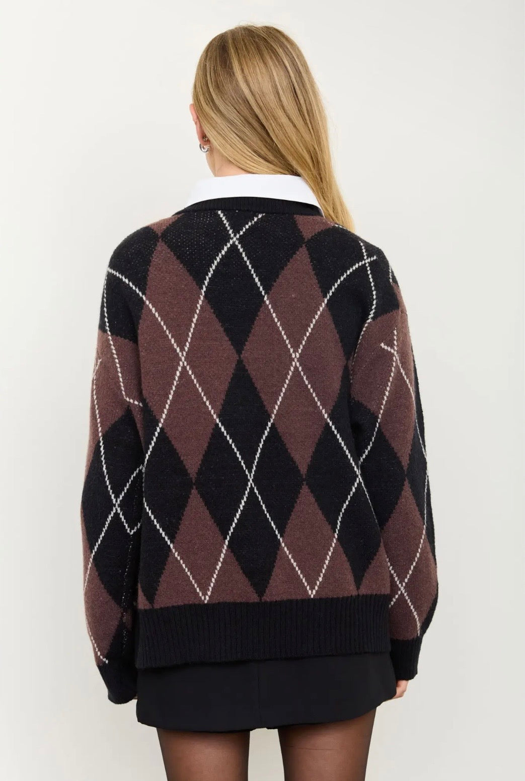 Sheridan Argyle Knit | Multi
