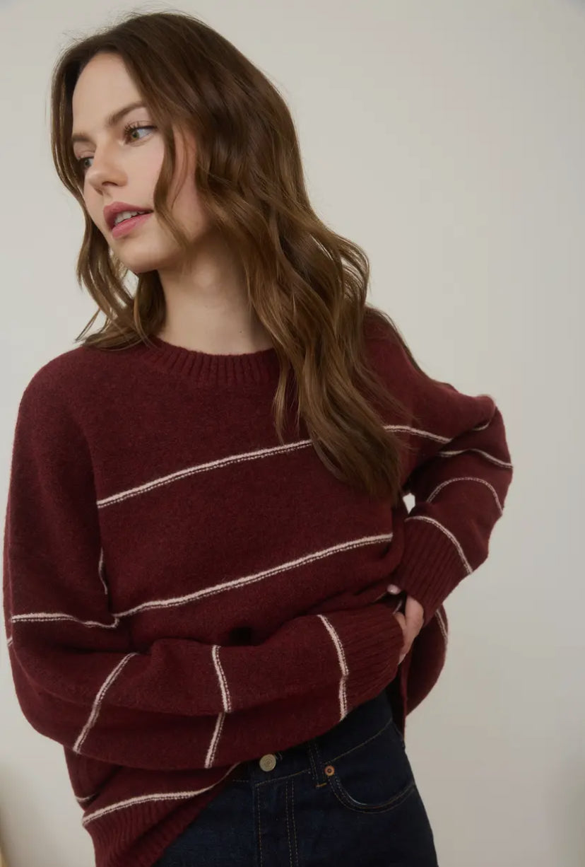 Sperry Sweater | Red Wood