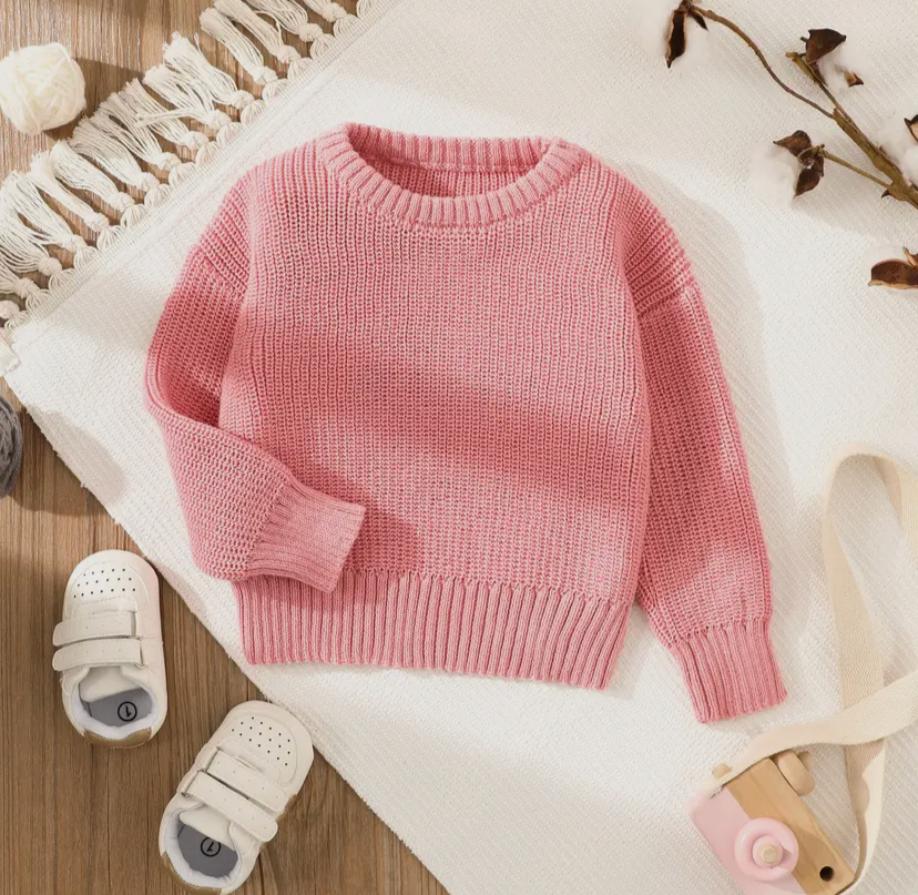 Dakota Knitted Sweater | Pink