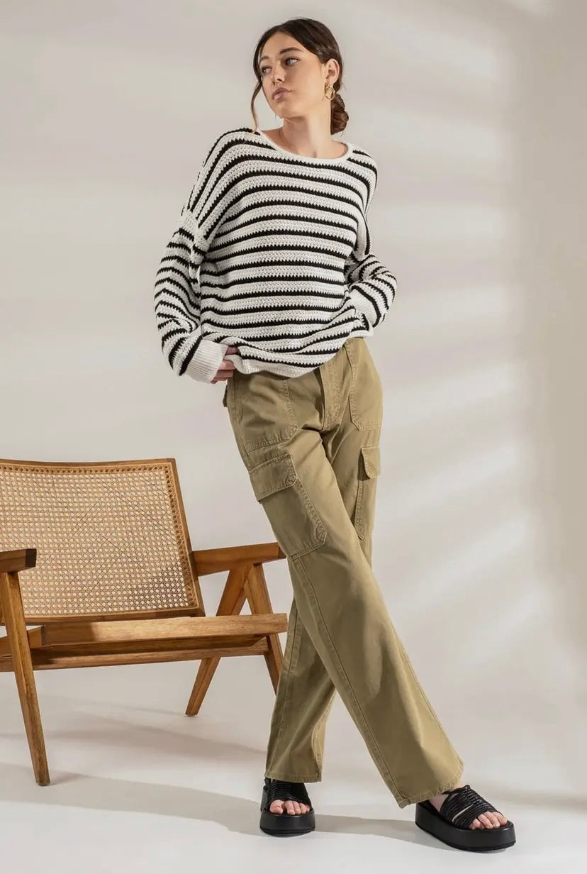 Shores Stripe Knit Sweater