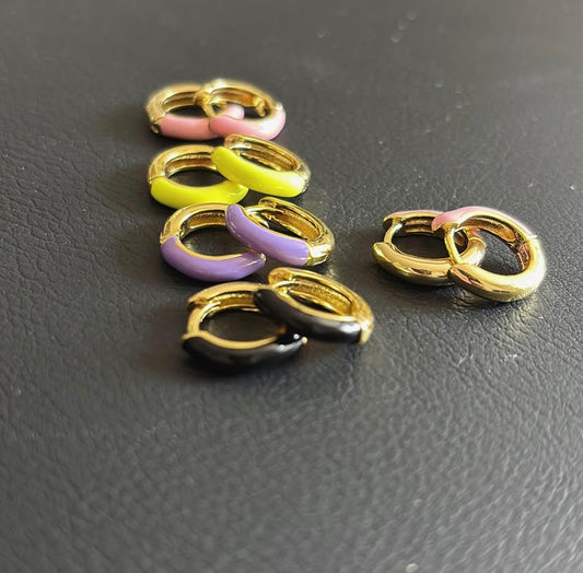 UNBOUNDED | Pop Of Colour Rose Earrings | Rose Pink