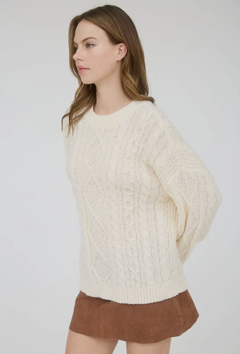 Elm Cable Knit | Cream